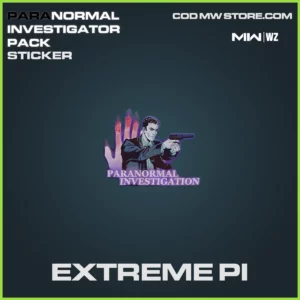 Extreme Pi Sticker in Warzone, MW2, MW3 Paranormal Investigator Pack