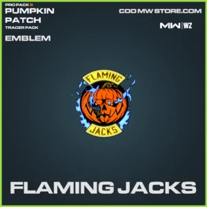 Flaming Jacks Emblem in Warzone. MW2, MW3 Pro Pack 9 Pumpkin Patch Bundle