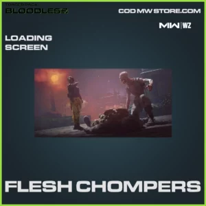 Flesh Chompers Loading Screen in Warzone, MW2, MW3 Tracer Pack: Bloodless Bundle