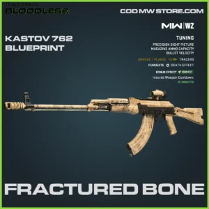 Fractured Bone Kastov 762 Blueprint Skin in Warzone, MW2, MW3 Tracer Pack: Bloodless Bundle