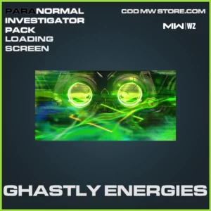 Ghastly Energies Loading Screen in Warzone, MW2, MW3 Paranormal Investigator Pack