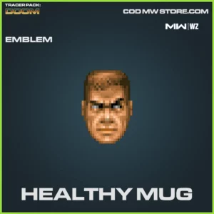 Healthy Mug Emblem in Warzone, MW2, MW3 Tracer Pack: Doom Bundle