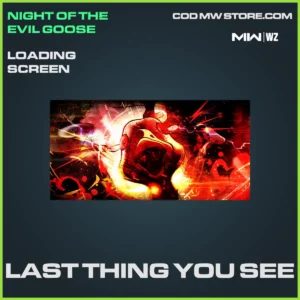 Last Thing You See Loading Screen in Warzone, MW2, MW3 Night of the Evil Goose Bundle