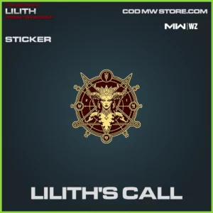 Lilith's Call Sticker in Warzone, MW2, MW3 Diablo Lilith Bundle