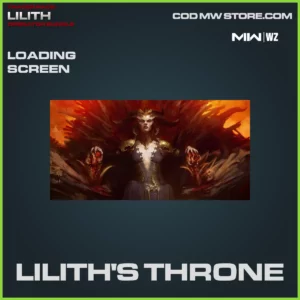 Lilith's Throne Loading Screen in Warzone, MW2, MW3 Diablo Lilith Bundle