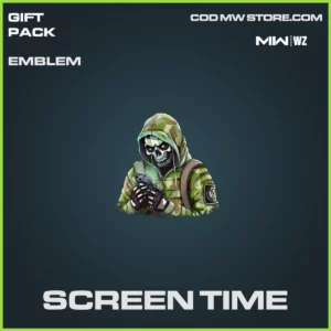 Screen Time Emblem in Warzone, MW2, MW3 Gift Pack