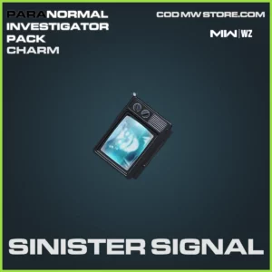 Sinister Signal Charm in Warzone, MW2, MW3 Paranormal Investigator Pack