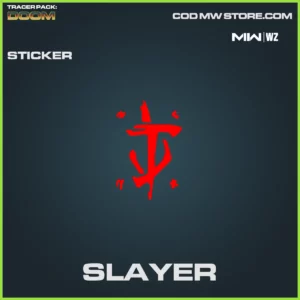 Slayer Sticker in Warzone, MW2, MW3 Tracer Pack: Doom Bundle