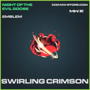 Swirling Crimson Emblem in Warzone, MW2, MW3 Night of the Evil Goose Bundle