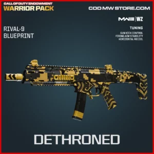 Dehtroned Rival-9 Blueprint Skin in Warzone, MW3 Call of Duty Endowment Warrior Pack