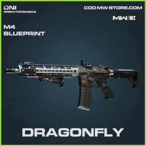 Dragonfly M4 Blueprint Skin in Warzone, MW2, MW3 Oni Operator Bundle