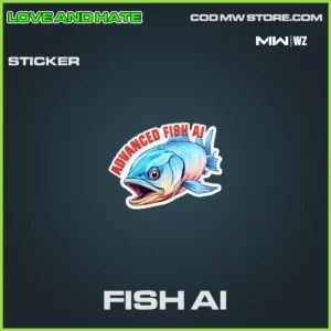 Fish Ai Sticker in Warzone, MW2, MW3 Love and Hate Bundle