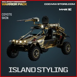 Island Styling Coyote Skin in Warzone, MW3 Call of Duty Endowment Warrior Pack