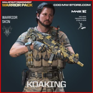 Koaking Warrior Skin in Warzone, MW3 Call of Duty Endowment Warrior Pack