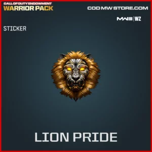 Lion Pride Sticker in Warzone, MW3 Call of Duty Endowment Warrior Pack
