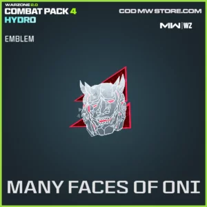 Many Faces Of Oni Emblem in Warzone, MW2, MW3 Combat Pack 4 Hydro
