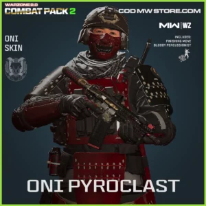 Oni Pyroclast Oni Skin in Warzone, MW2, MW3 Warzone Combat Pack 2 Bundle