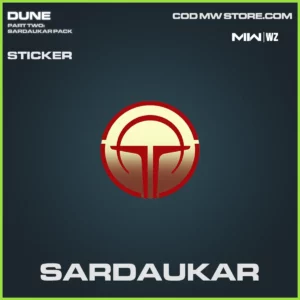 Sardaukar Sticker in Warzone, MW2, MW3 Dune Part Two Sardaukar Pack Bundle