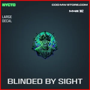 Blinded By Sight Large Decal in Warzone and MW3 Nycto Bundle