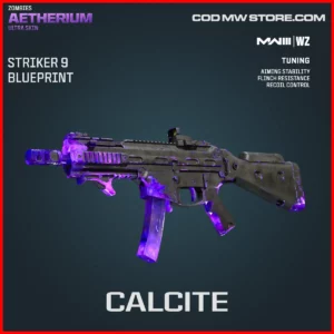 Calcite Striker 9 Blueprint Skin in Warzone and MW3 Zombies: Aetherium Ultra Skin Bundle