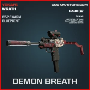 Demon Breath WSP Swarm Blueprint SKin in Warzone and MW3 Yokai's Wrath Bundle
