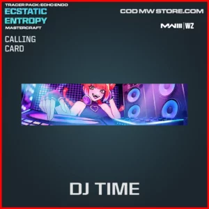 DJ Time Calling card in Warzone and MW3 Tracer Pack: Echo Endo Ecstatic Entropy Mastercraft Bundle