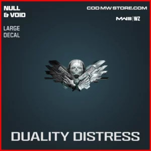 Duality Distress Large Decal in Warzone and MW3 Null and Void Bundle
