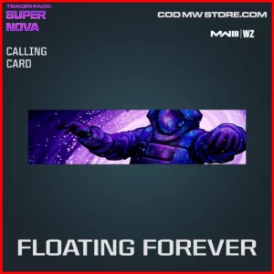 Floating Forever Calling Card in Warzone and MW3 Tracer Pack Supernova