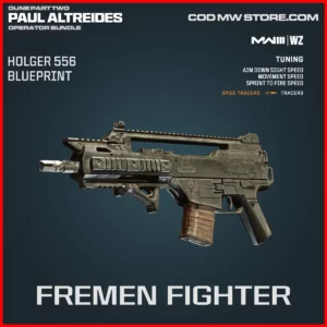 Fremen Fighter Holger 556 Blueprint Skin in Warzone and MW3 Dune Part Two Paul Altreides Operator Bundle