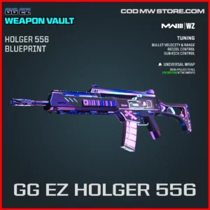 GG EZ Holger 556 Blueprint Skin in Warzone and MW3 GG EZ Weapon Vault Bundle