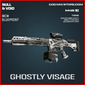 Ghostly Visage MCW Blueprint Skin in Warzone and MW3 Null and Void Bundle