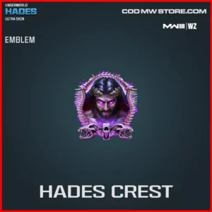 Hades Crest Emblem in MW3 and Warzone Underworld Hades Ultra Skin Bundle