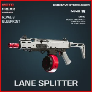 Lane Splitter Rival-9 Blueprint Skin in Warzone and MW3 Moto Freak Pro Pack