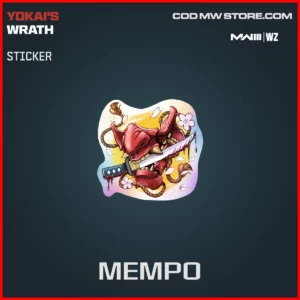 Mempo Sticker in Warzone and MW3 Yokai's Wrath Bundle