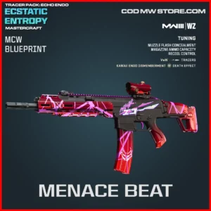 Menace Beat MCW Blueprint SKin in Warzone and MW3 Tracer Pack: Echo Endo Ecstatic Entropy Mastercraft Bundle