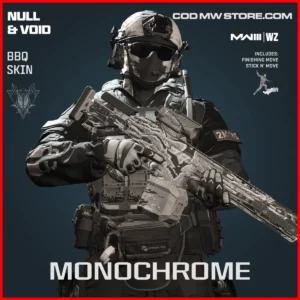 Monochrome BBQ Skin in Warzone and MW3 Null and Void Bundle