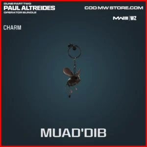 Maud'dib charm in Warzone and MW3 Dune Part Two Paul Altreides Operator Bundle