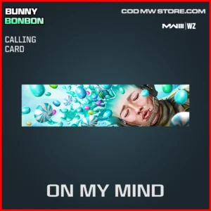 On My Mind Calling Card in Warzone and MW3 Bunny Bonbon Bundle