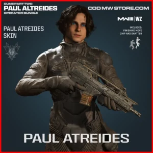 Paul Atreides Skin in Warzone and MW3 Dune Part Two Paul Altreides Operator Bundle