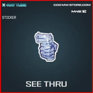 See Thru Sticker in Warzone and MW3 X-Ray Tube Bundle