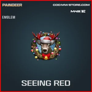 Seeing Red Emblem in Warzone and MW3 Paindeer Bundle