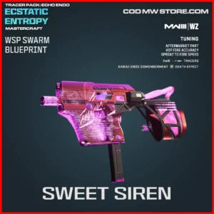 Sweet Siren WSP Swarm Blueprint Skin in Warzone and MW3 Tracer Pack: Echo Endo Ecstatic Entropy Mastercraft Bundle