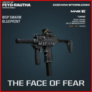 The Face of Fear WSP Swarm Blueprint Skin in Warzone and MW3 Dune Part Two Feyd-Rautha Bundle