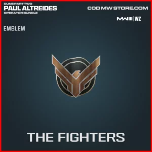 The Fighters Emblem in Warzone and MW3 Dune Part Two Paul Altreides Operator Bundle