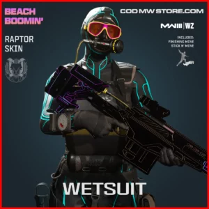 Wetsuit Raptor Skin in Warzone and MW3 Beach Boomin' Bundle