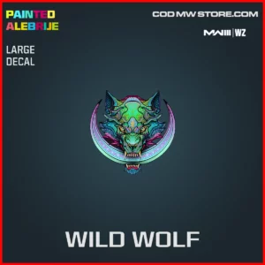 Wild Wolf Large Decal in Warzone and MW3 Painted Alberije Bundle