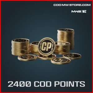 2400 cod points in warzone and call of duty