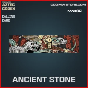 HUNTING PARTY calling Card in Warzone and MW3 Aztec Codex Bundle