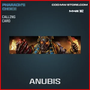 Anubis Calling Card in Warzone and MW3 Pharaoh's Choice Bundle