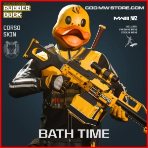 Bath Time Corso Skin in Warzone and MW3 Wildlife Wanted: Rubber Duck Bundle